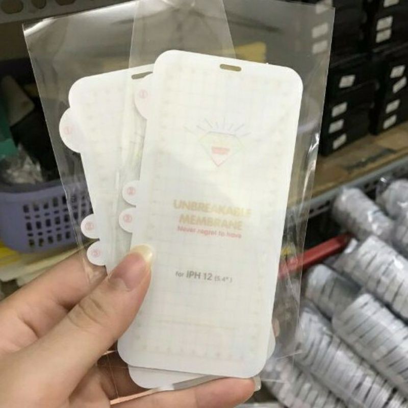 Miếng Dán Dẻo PPF Mặt Trước Cho iPhone 12 Pro Max, Miếng Dán Màn Hình iPhone, Miếng Dán PPF Cho iPhone