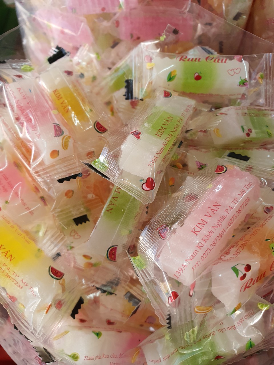 Mứt Rau Câu Sữa Giòn 500G