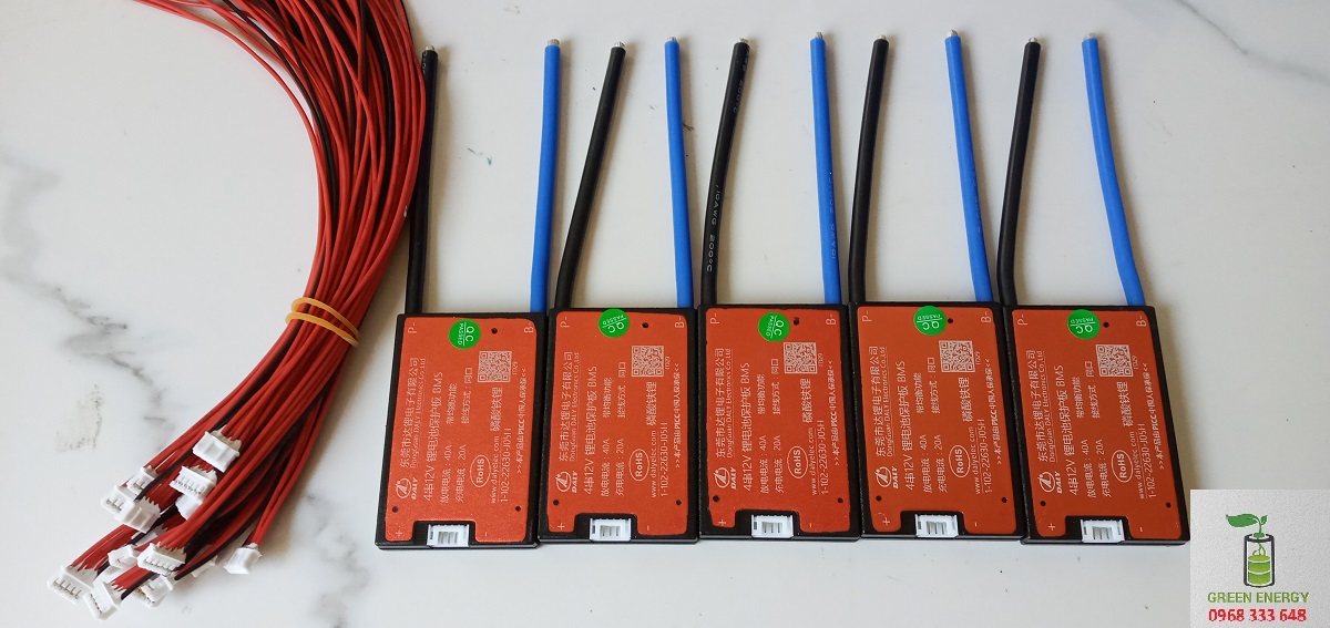 BMS DALY Mạch bảo vệ BMS DALY 12V 4S 40A