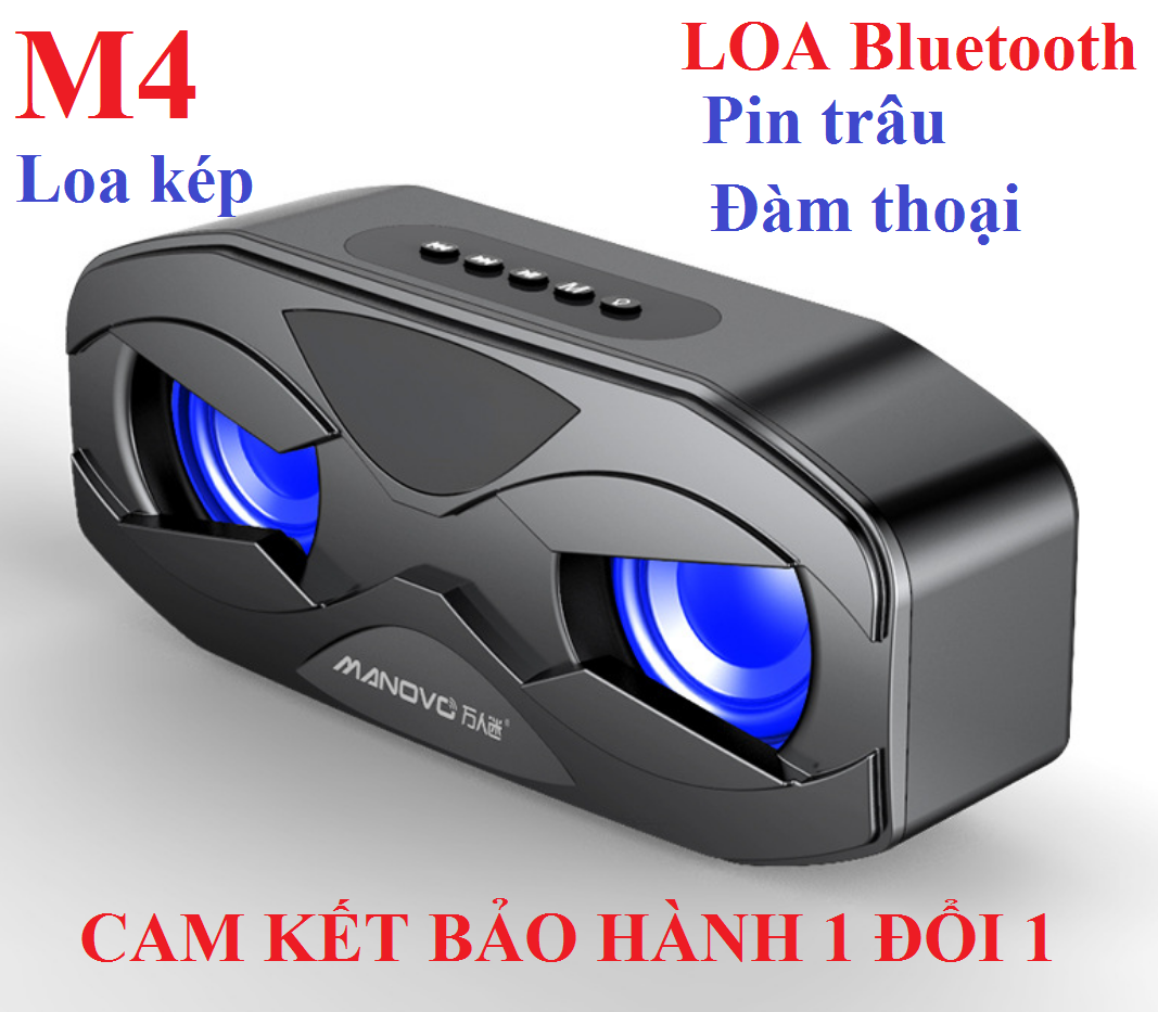 SIÊU TRẦM - LOA BLUETOOTH 5.0 MANOOVO M4