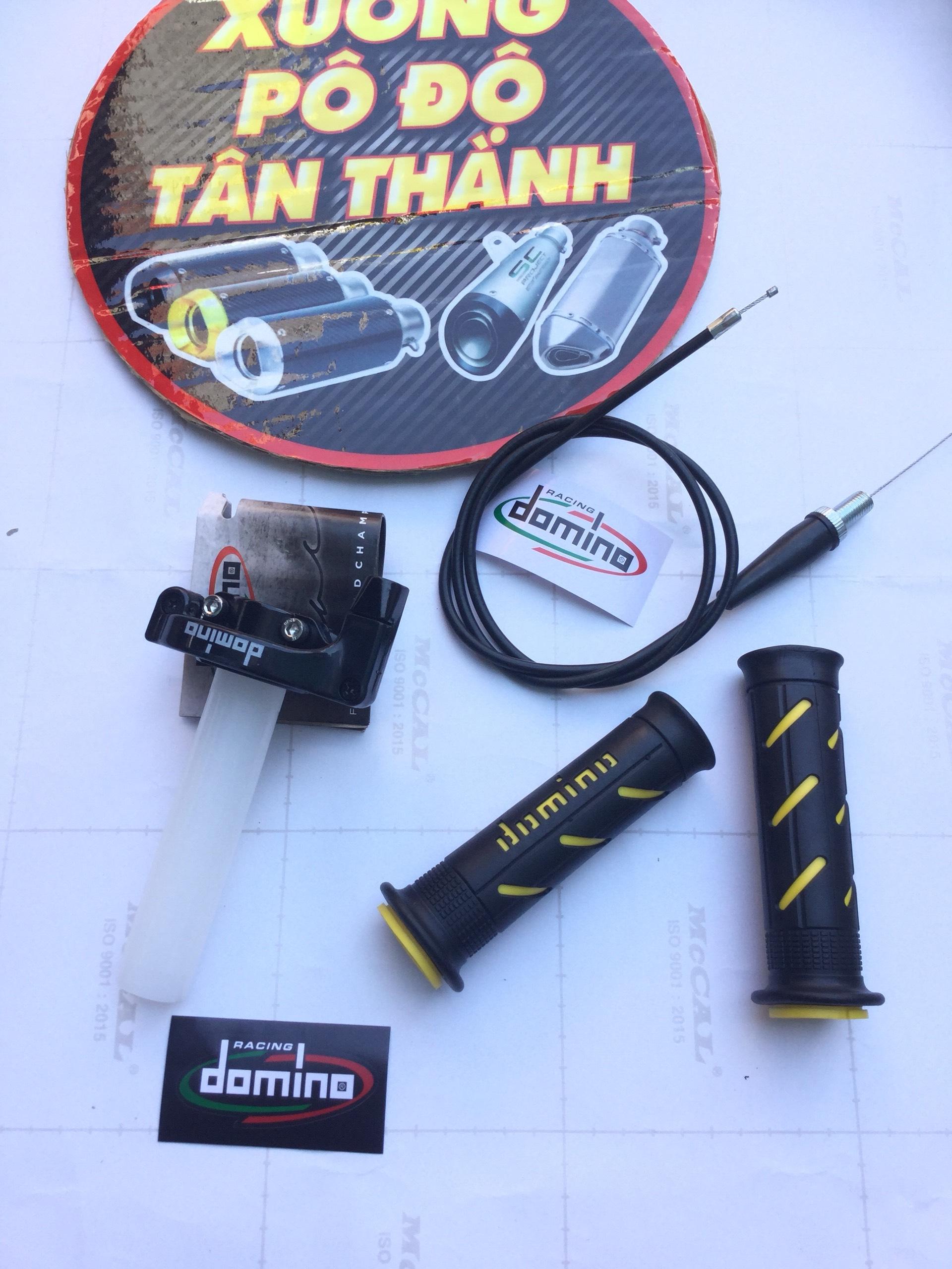 Cùm ga tăng tốc Domino full bộ gồm cùm ga, ống ga, bao tay domino.... , Sản Phẩm Chất Lượng, Gian Hàng Uy Tín, Giá Cả Cực Tốt, Mua Ngay.