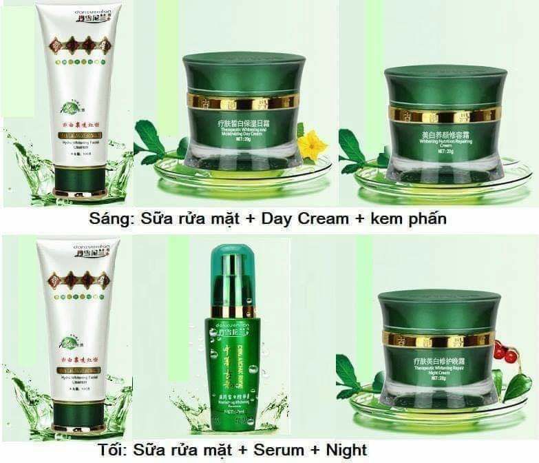bộ 5 sản phẩm kem Hoàng cung