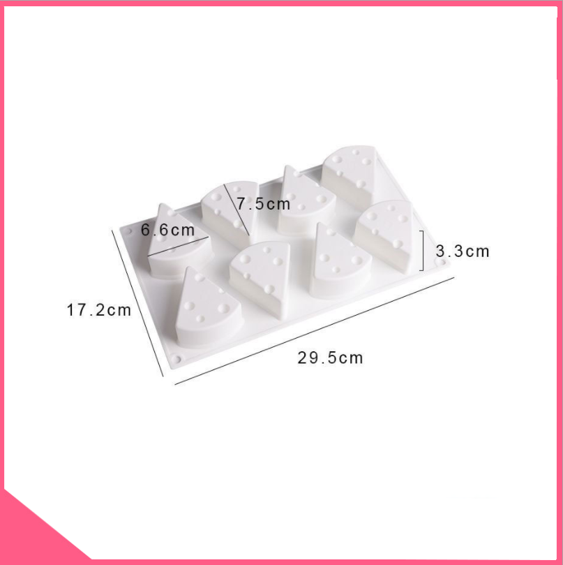 Khuôn silicon đa năng, chịu nhiệt - Khuôn làm bánh, thạch, kem,rau câu viên phô mai