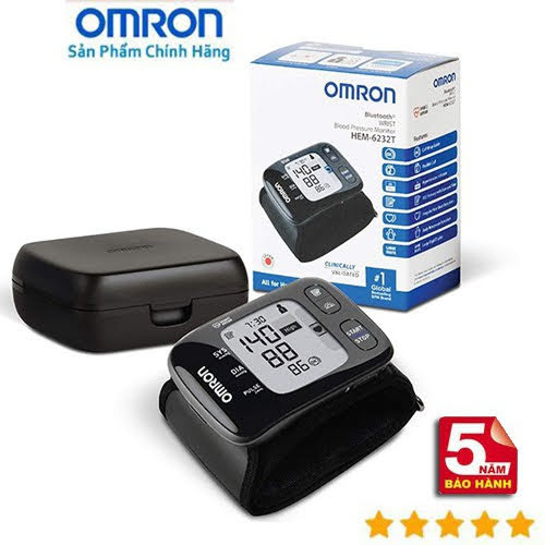 Máy đo huyết áp cổ tay Omron HEM-6232T