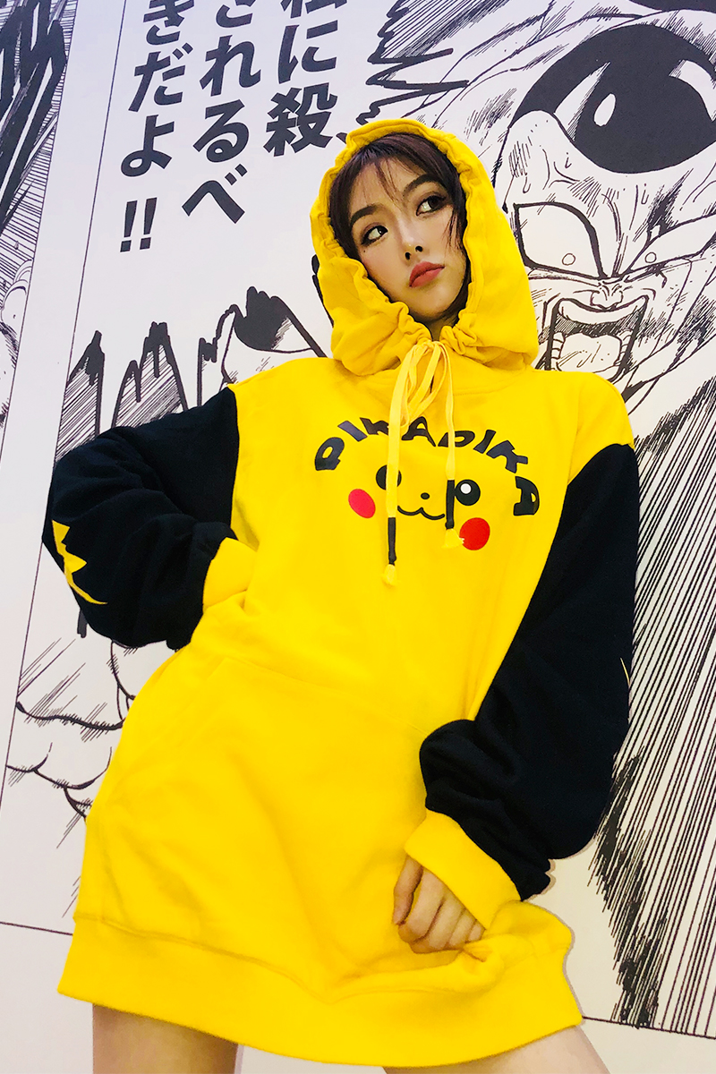 Áo khoác hoodie nam nữ in Pikachu, form rộng phong cách Hàn Quốc (OneSize dưới 65Kg,M 55Kg,L 65Kg), áo hoodie form rộng unisex vải Nỉ ngoại cao cấp, áo hoodie VNXK cực đẹp, mềm mịn, siêu cute, có nón