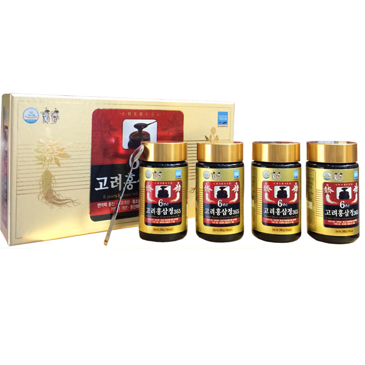 [HCM]Cao hồng sâm 365 Hàn Quốc Hộp 4 lọ