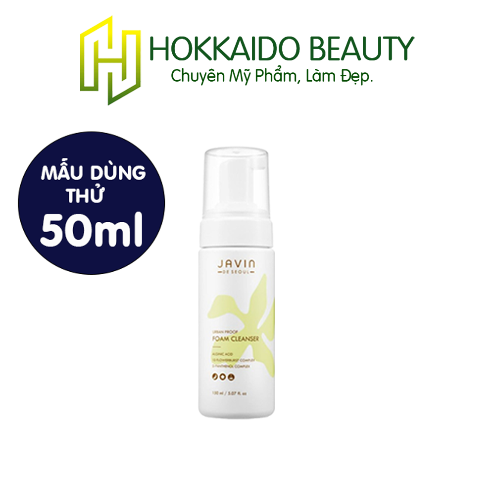 Sữa Rửa Mặt Bọt Mềm Trắng Sạch Da Hàn Quốc Javin De Seoul Urban Proof Foam Cleanser 150ml