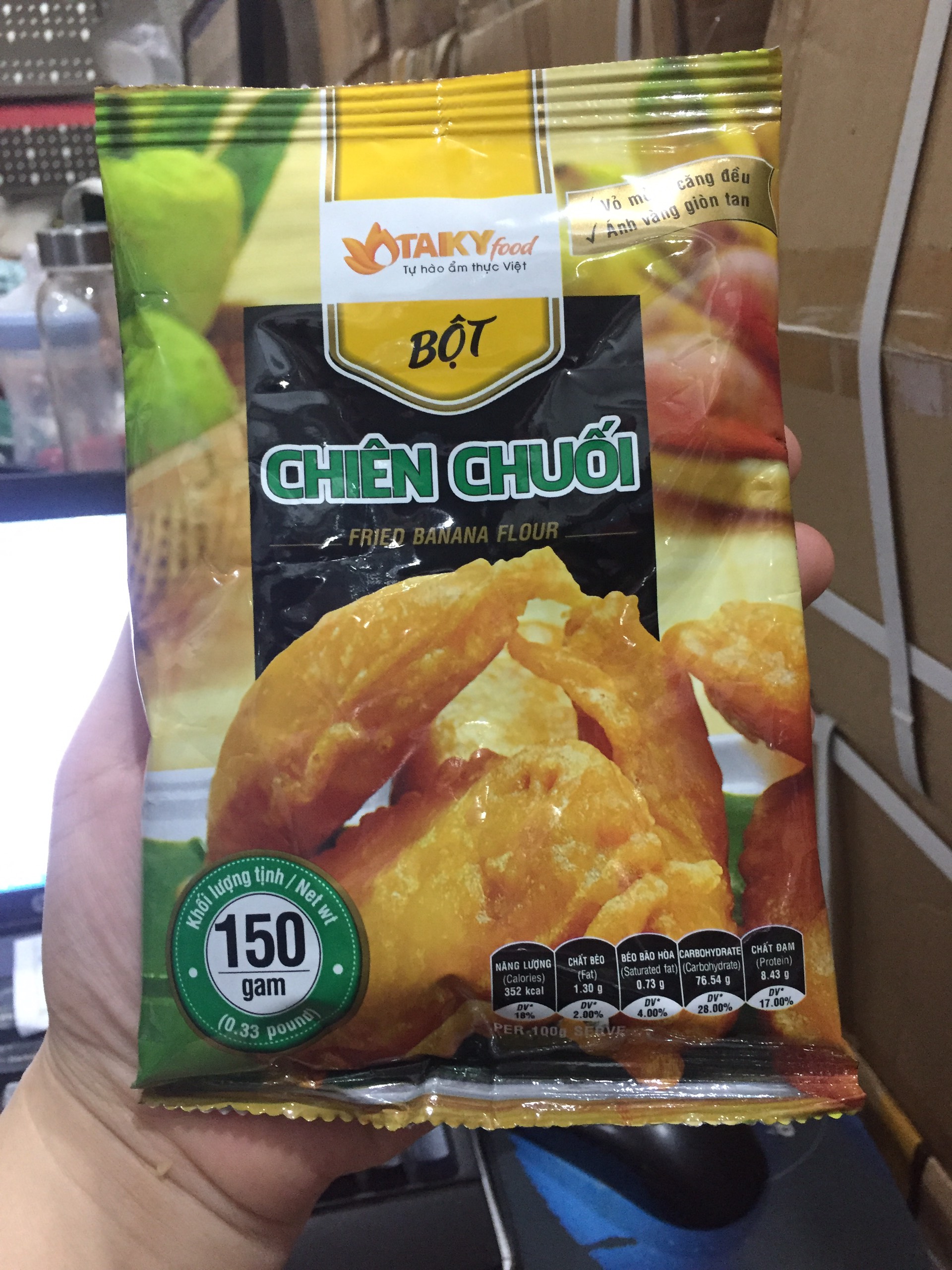 Bột chiên chuối tài ký 150gr