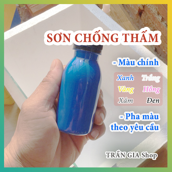 Sơn chống thấm thùng xốp nuôi cá