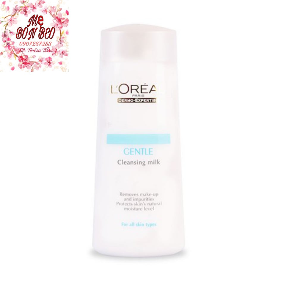 Sữa tẩy trang Loreal Gentle Cleansing Milk 200ml