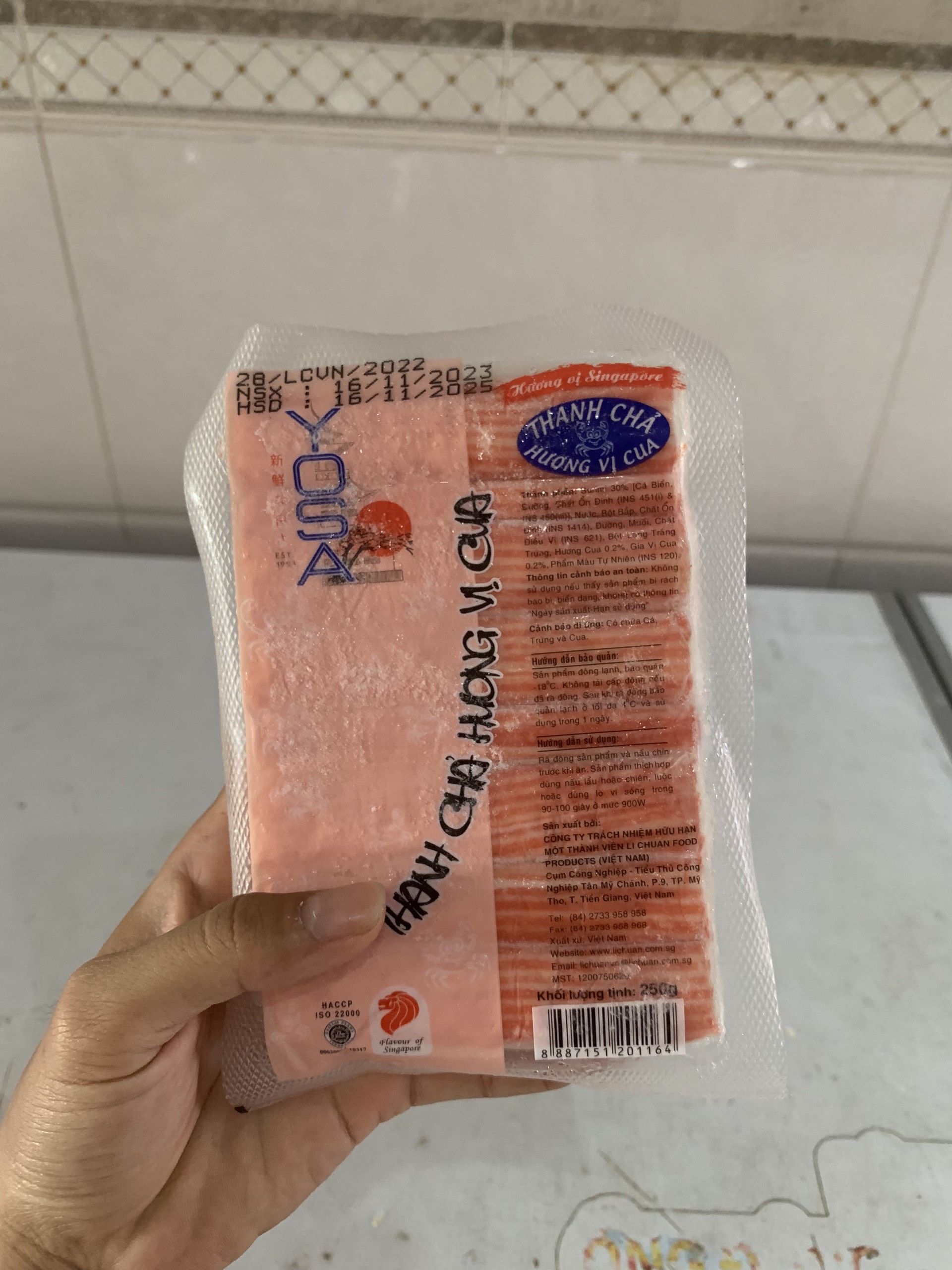 200g thanh cua yosa