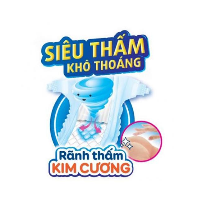 Tã/Bỉm Quần Bobby Size XL 48 miếng (dành cho bé từ 12 - 17 kg), Rãnh thấm Kim Cương