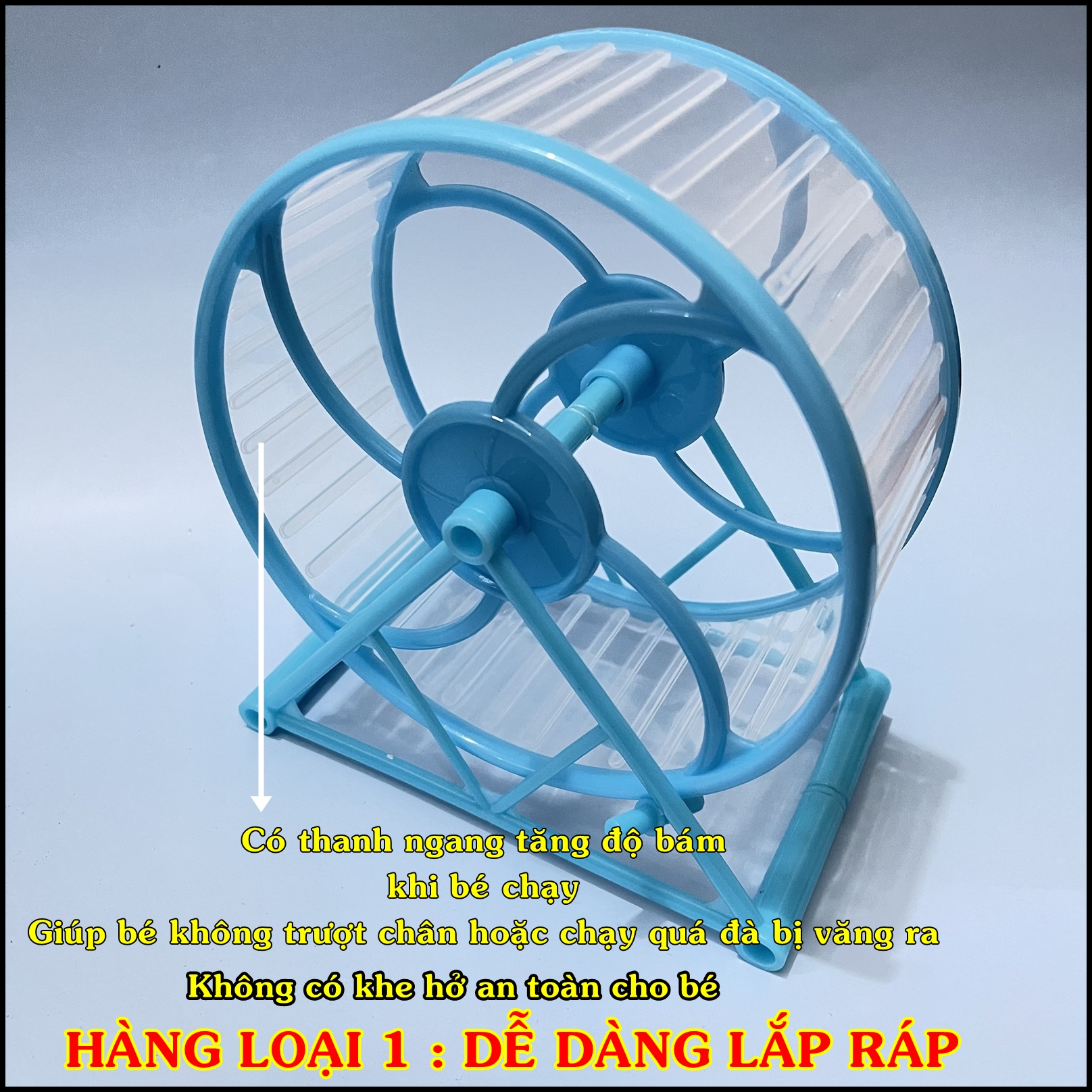 Wheel size lớn cho Hamster - Wheel nhựa tesoro 15cm