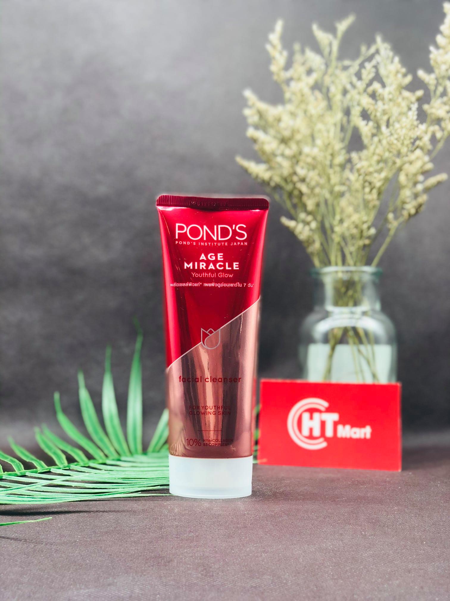 Sữa Rửa Mặt Pond's chống lão hóa Thái Lan Age Miracle 100g
