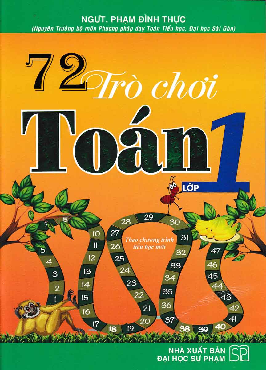 Sách tham khảo - 72 trò chơi toán lớp 1 theo chương trình tiểu học mới - newshop