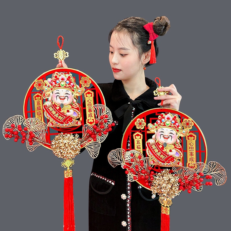 Dải treo thần tài lắc đầu chiêu tài, chiêu lộc
