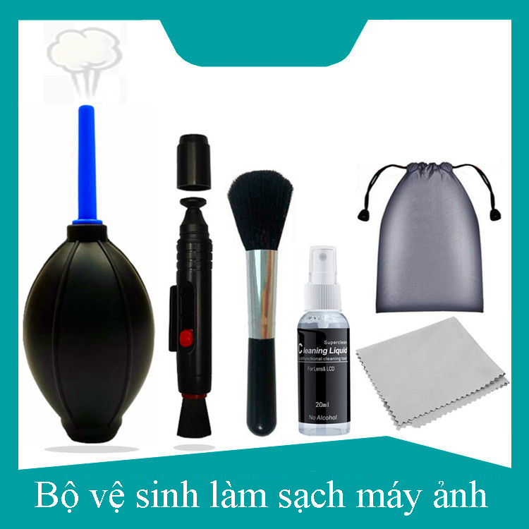 Bộ vệ sinh ống kính máy ảnh 5in1