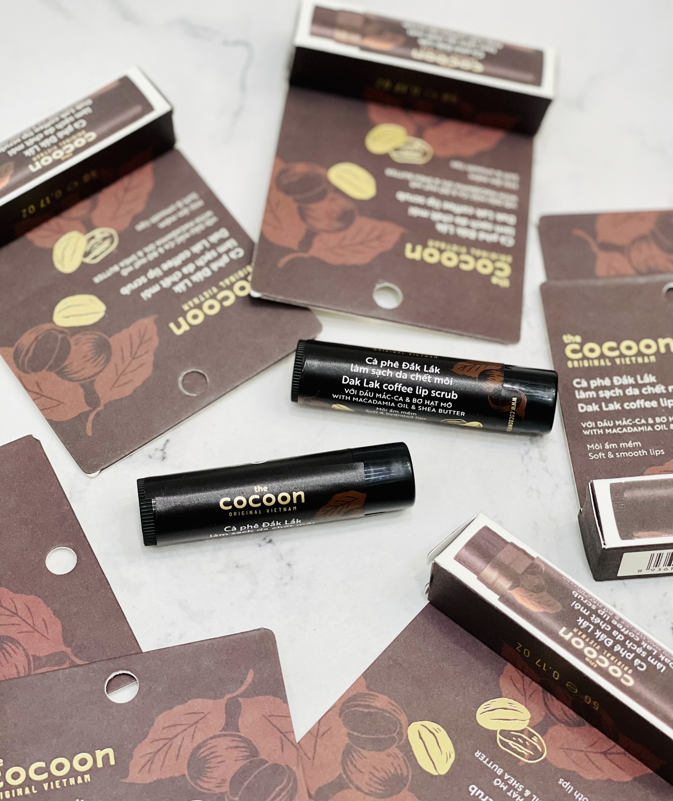 [HCM]Son Tẩy Tế Bào Chết Môi The Cocoon Cà Phê Lip Scrub 5g