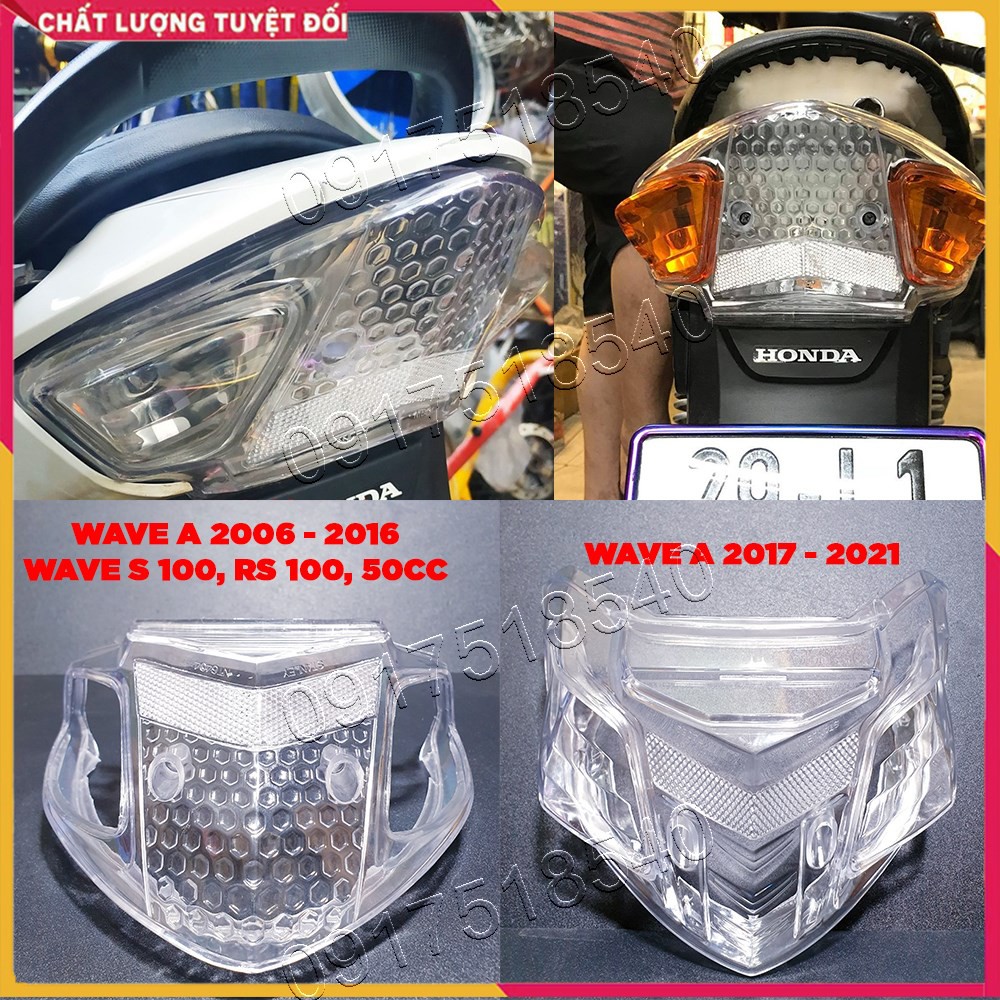 Nắp hậu trắng cho wave 2006 - 2016, wave rs , wave s100 , wave 50cc