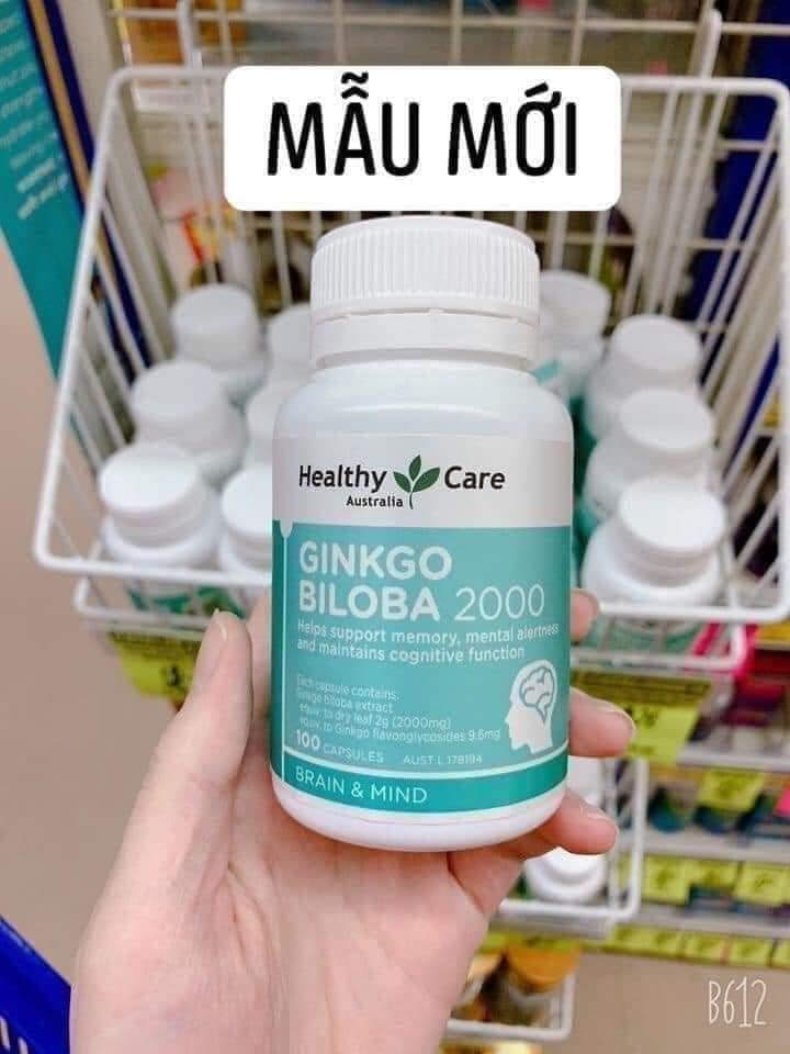 Bổ não Ginkgo 2000 Heathycare