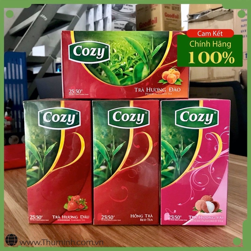 Trà cozy túi lọc có đủ hương hộp 50g