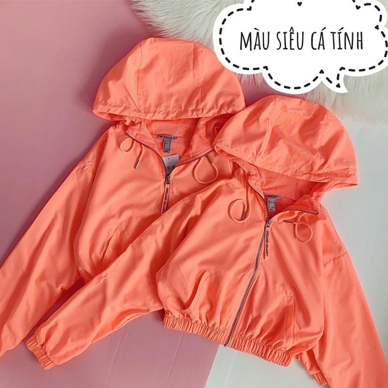 [hàng chuẩn shop] áo khoác dù nữ 2 lớp thời trang Hàn Quốc