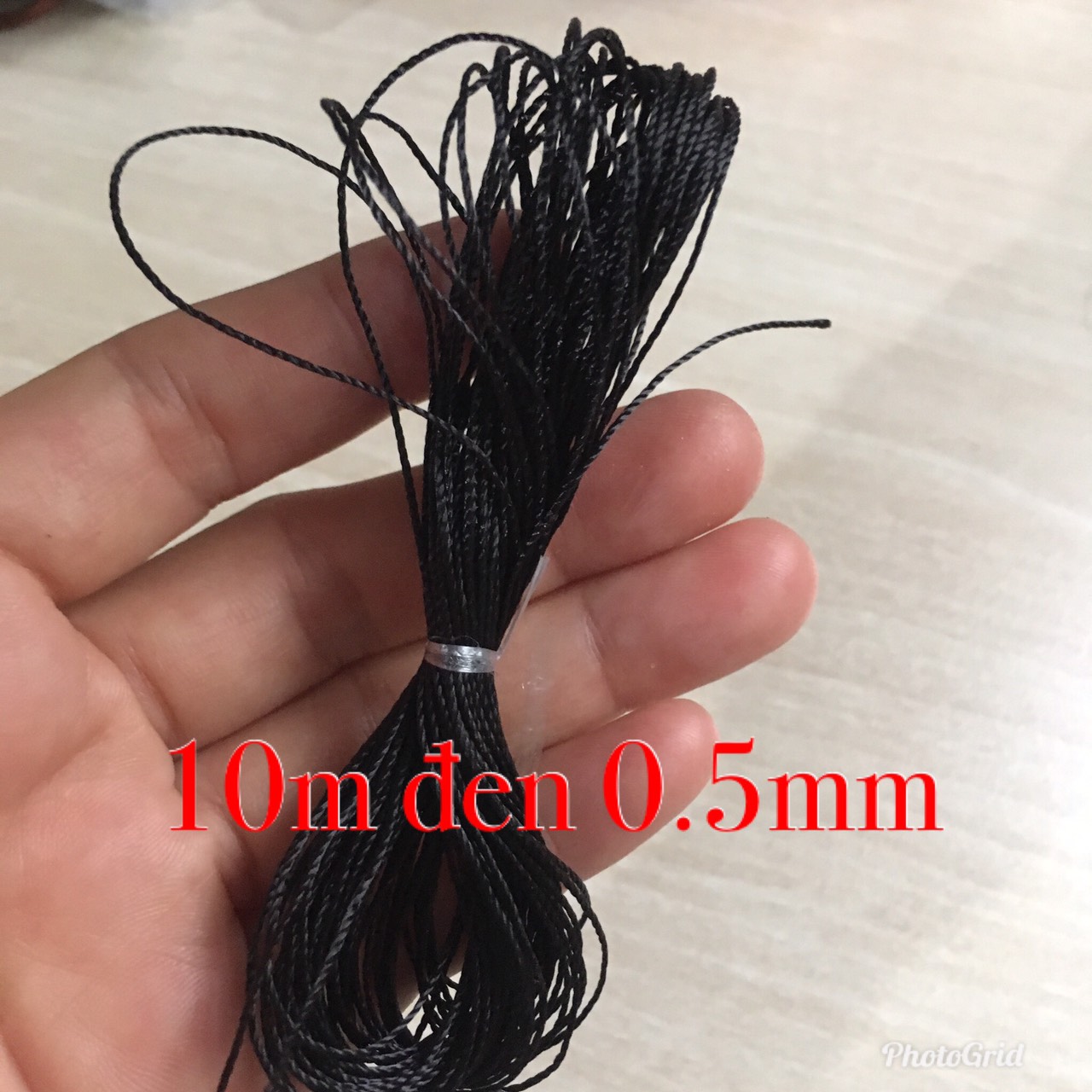 🍀Chỉ dù polyester 210D may khâu túi xách giày dép hoặc xỏ hạt đá ngọc trai khâu bạt balo