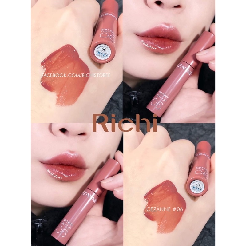 Son môi tint bóng Cezanne Water Tint Lip Nhật Bản