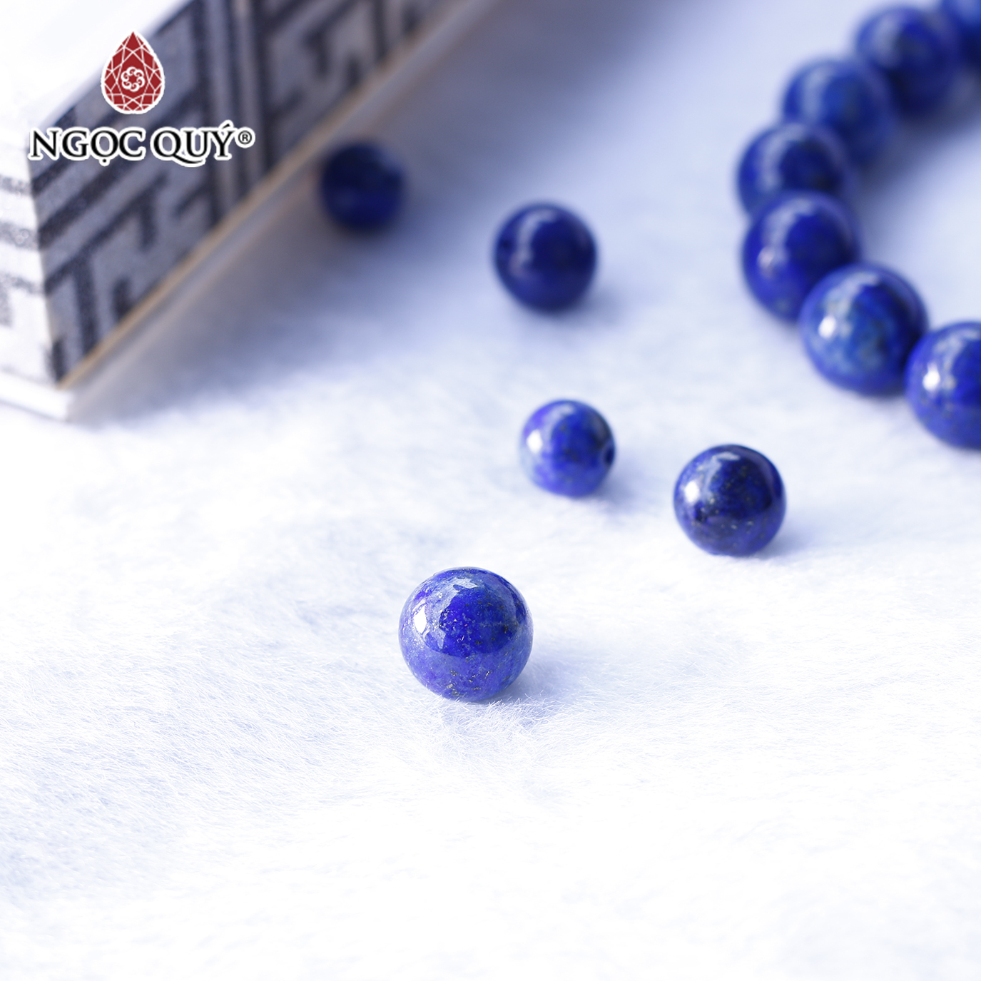[HCM]Hạt lẻ đá Lapis mệnh thủy mộc - Ngọc Quý Gemstones