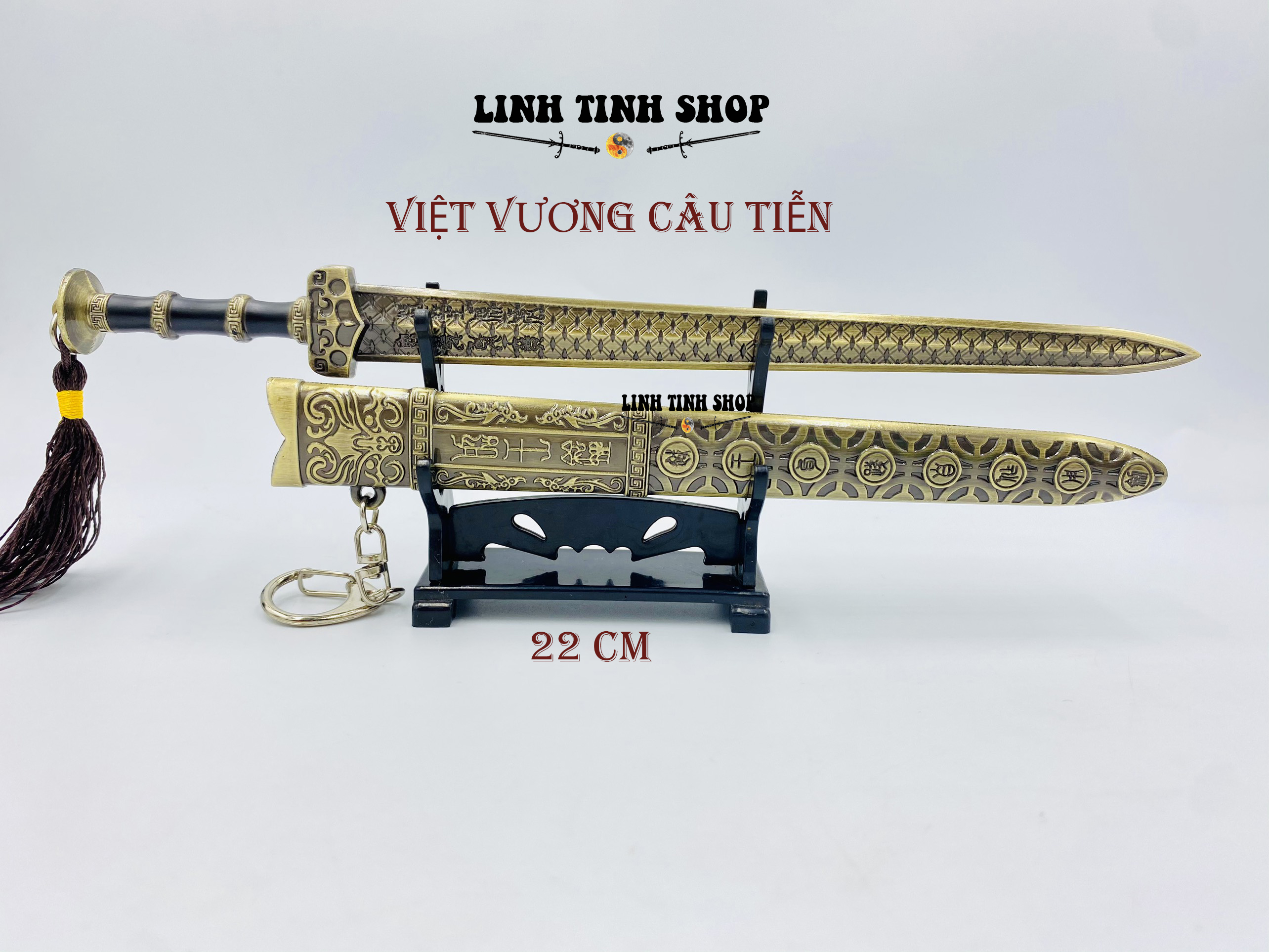 [HCM]Móc khóa mô hình việt vương câu tiễn