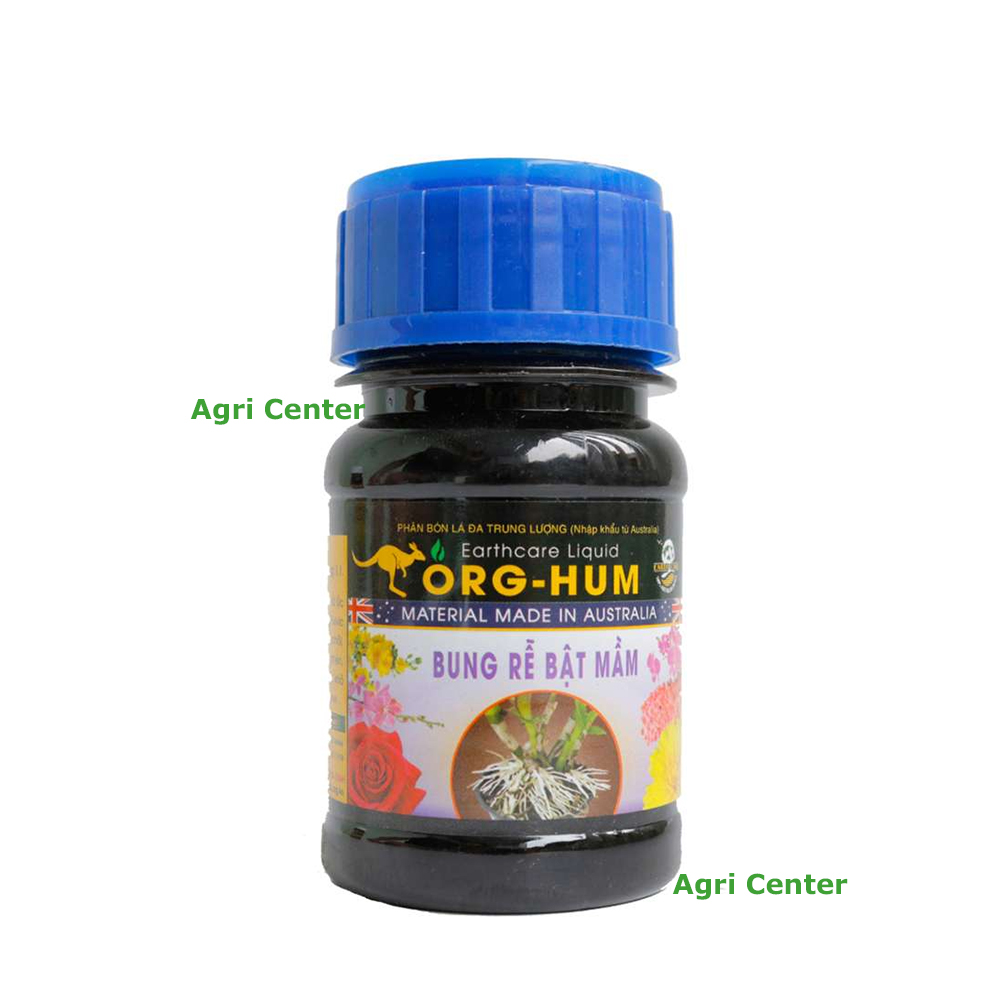 ORG-HUM Phân Bón Đa Trung Lượng Bổ Sung Humic Acid và Fulvic Acid Giúp Cây Bung Rễ - Bật Mầm (Hũ 100ml)