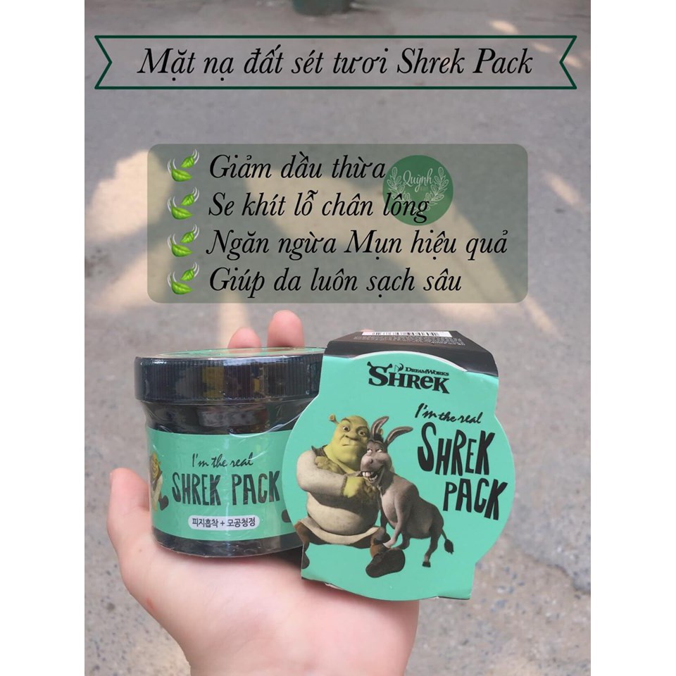 [HCM]Mặt nạ đất sét bạc hà rau má I’m The Real Shrek Pack