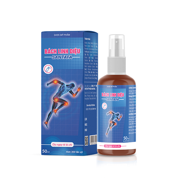 [HCM]SPRAY BÁCH LINH DIỆU SANTAFA (chai 50ml)