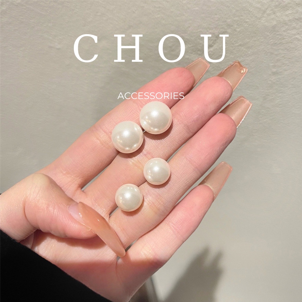 Bông Tai Basic Đính Ngọc | CHOU ACCESSORIES |