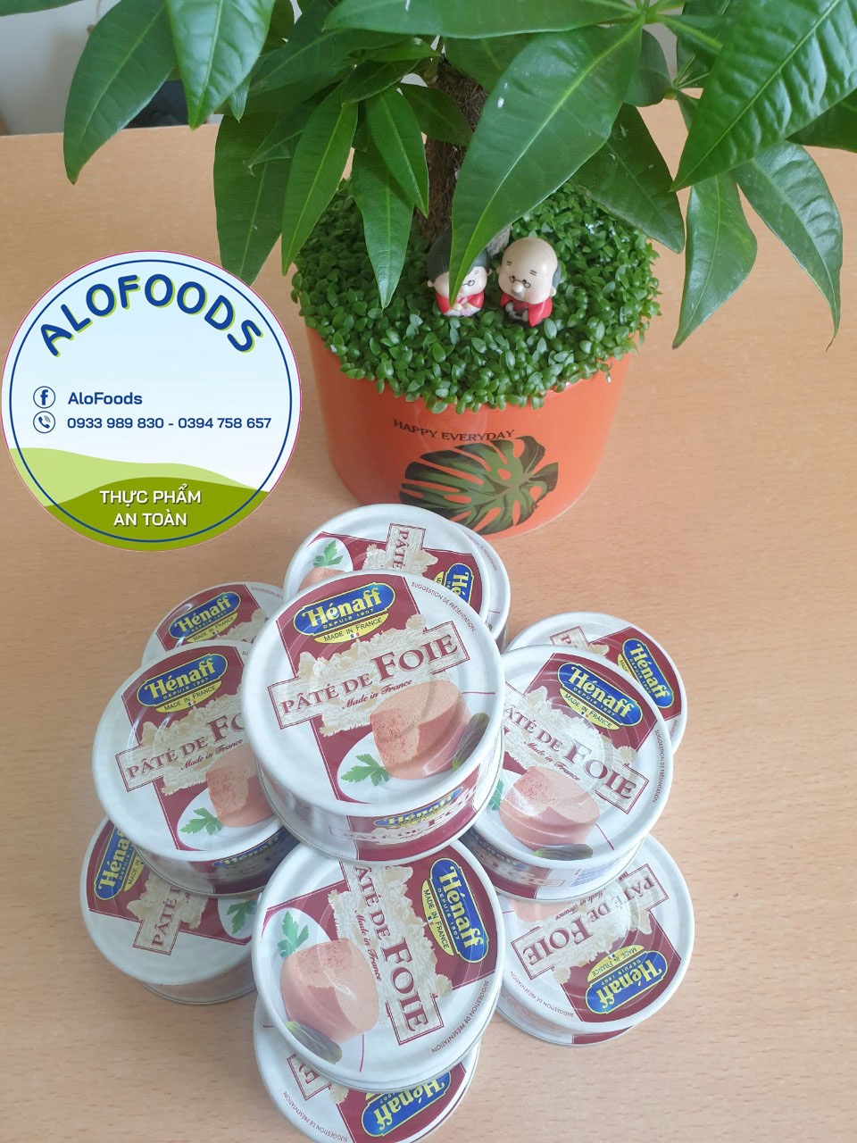 Pate gan heo Pháp 32% Henaff De Foie 130g