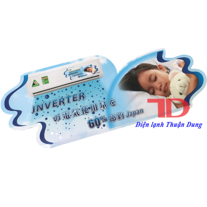 Combo 10 Tem trang trí Máy Lạnh nội địa Nhật 31X12.4CM MS10