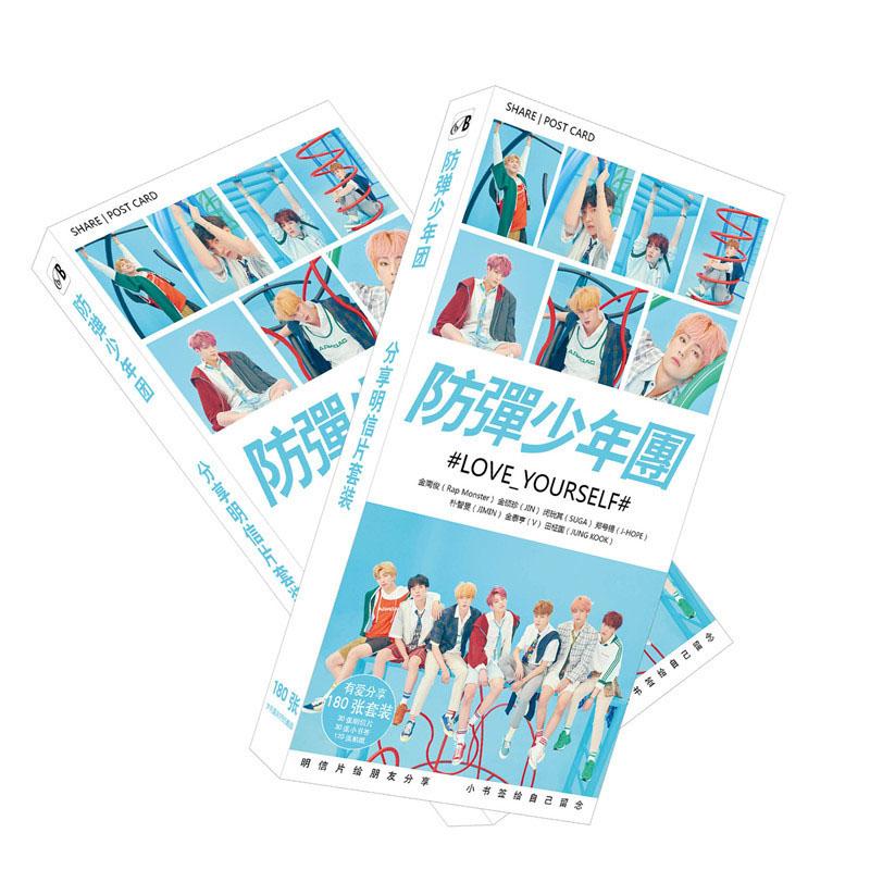 Postcard BTS Love yourself Answer (30 Postcard + 30 Lomo + 120 Hình Dán)