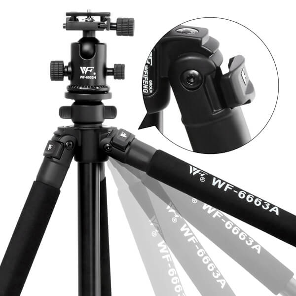Chân máy ảnh Tripod Weifeng WF-6663A