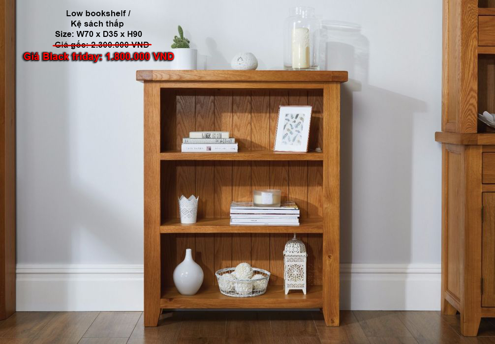 Low bookshelf Kệ sách thấp