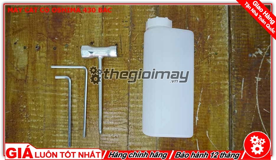 [HCM]Máy cắt cỏ 2 thì oshima 430 bạc