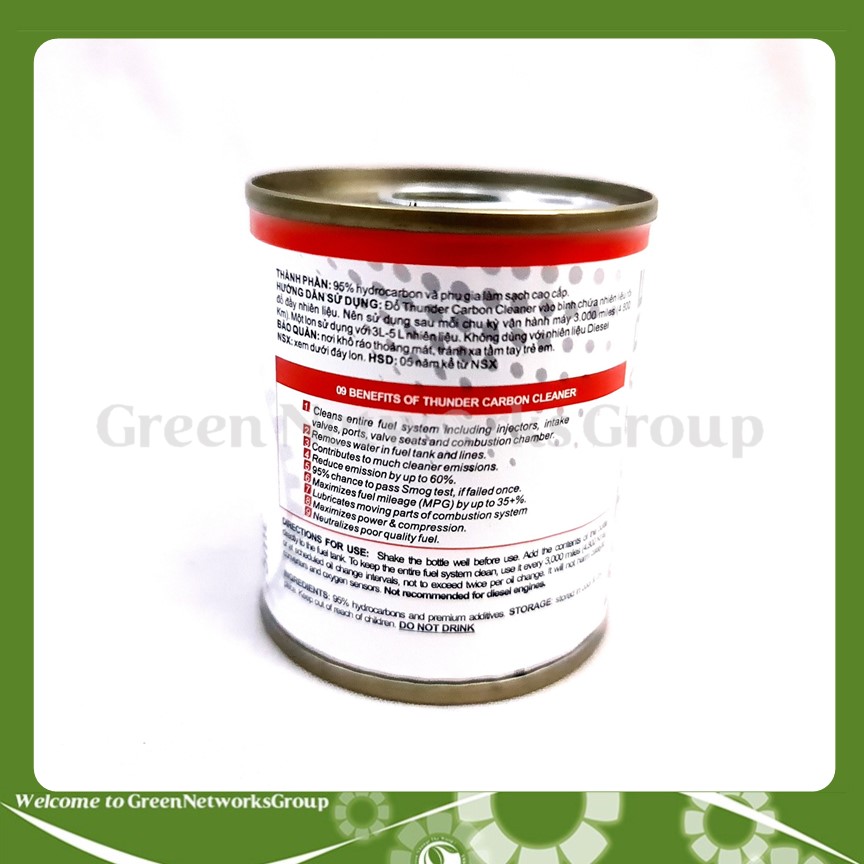 [HCM]Lon Vệ Sinh Buồng Đốt Kim Phun Thunder 75ml Greennetworks