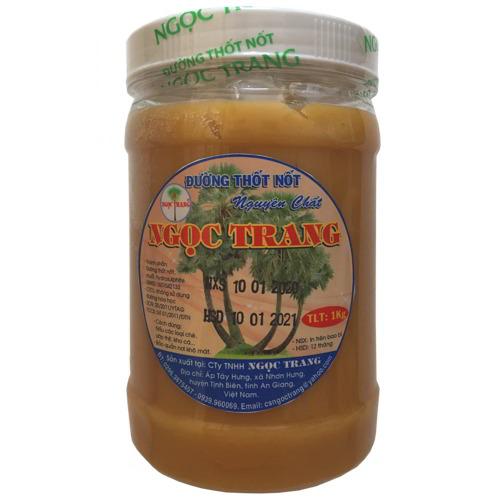 1KG Đường thốt nốt Ngọc Trang (Keo mềm) - ĐẶC SẢN AN GIANG - thơm ngon, chuyên dụng cho làm trà sữa, sữa tươi trân châu đường đen, nấu chè, bánh bò thốt nốt, nêm nếm thức ăn thay cho đường cát