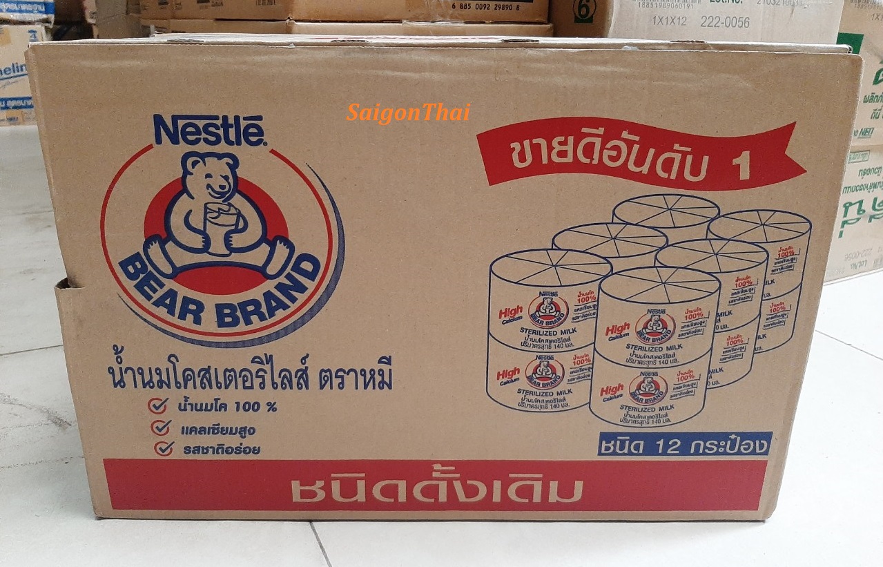 (SGT) Thùng sữa gấu Nestle 140ml chính hãng (Thái Lan)