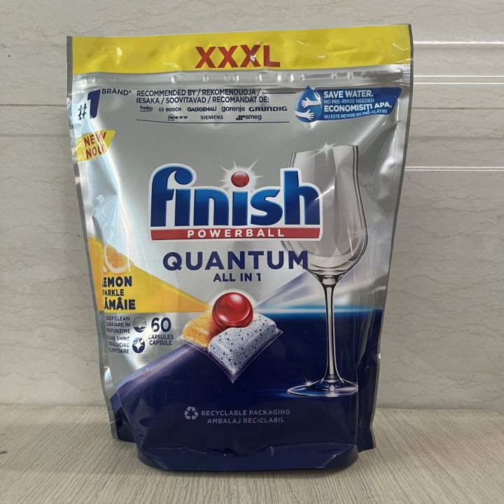 Viên rửa bát finish quantum 60 viên( Nhập khẩu Đức )