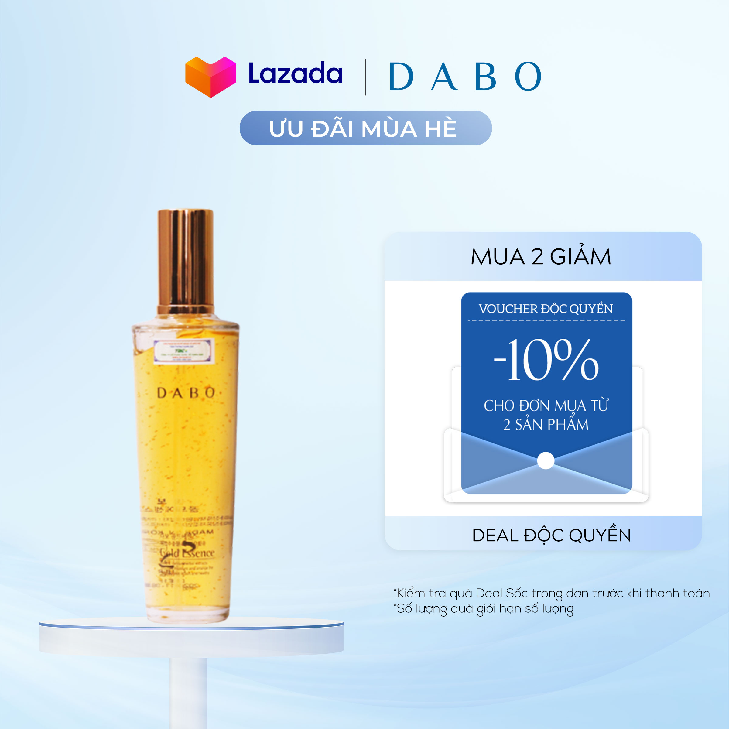Tinh chất vàng cao cấp 24k DABO Gold Essence 150ml
