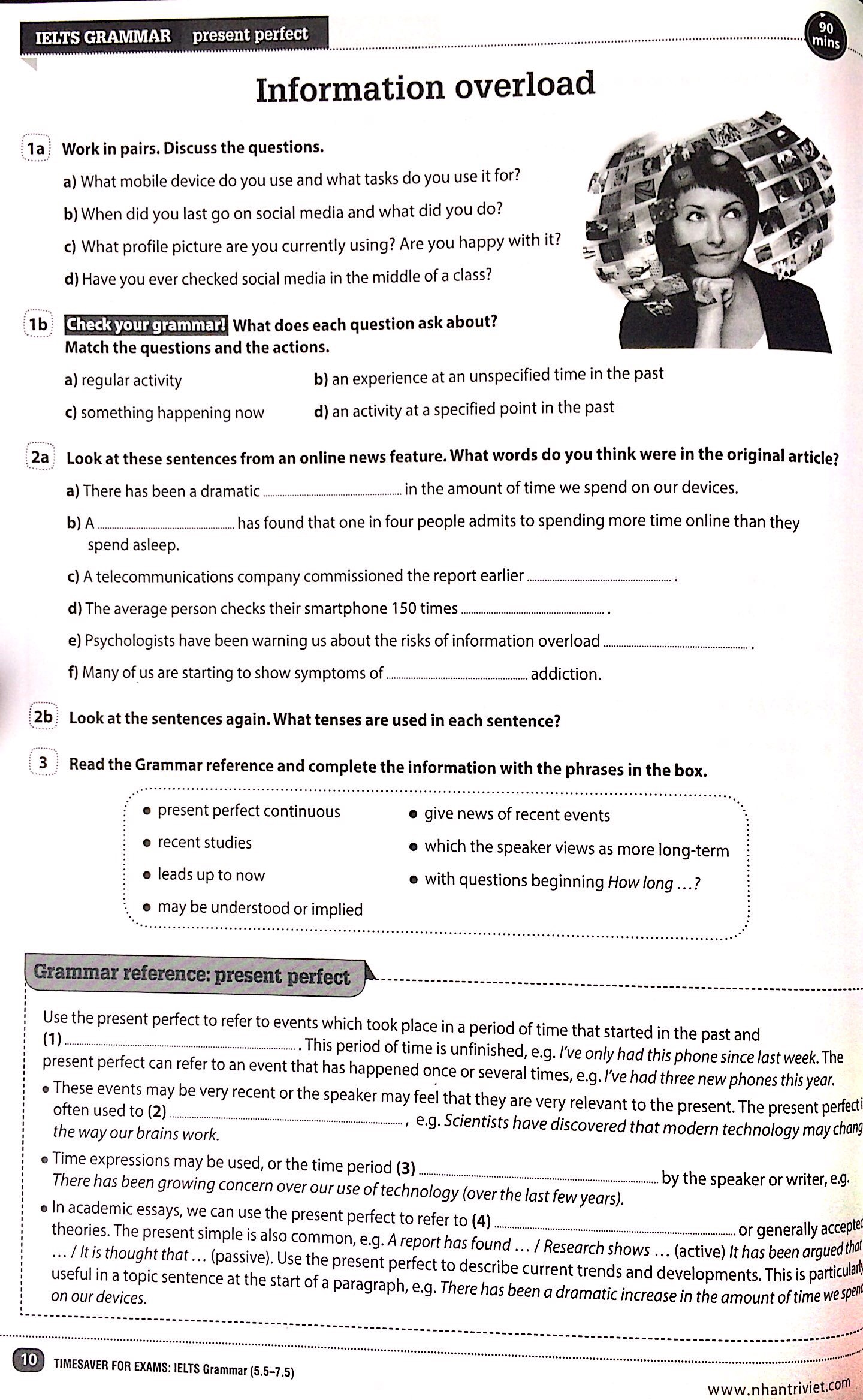 Sách Fahasa - Timesaver for Exams - IELTS Grammar 5.5 - 7.5