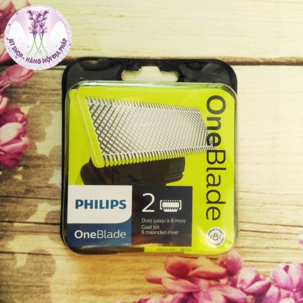[Nội địa Pháp] Lưỡi dao thay thế cho máy cạo râu Philips Oneblade cao cấp