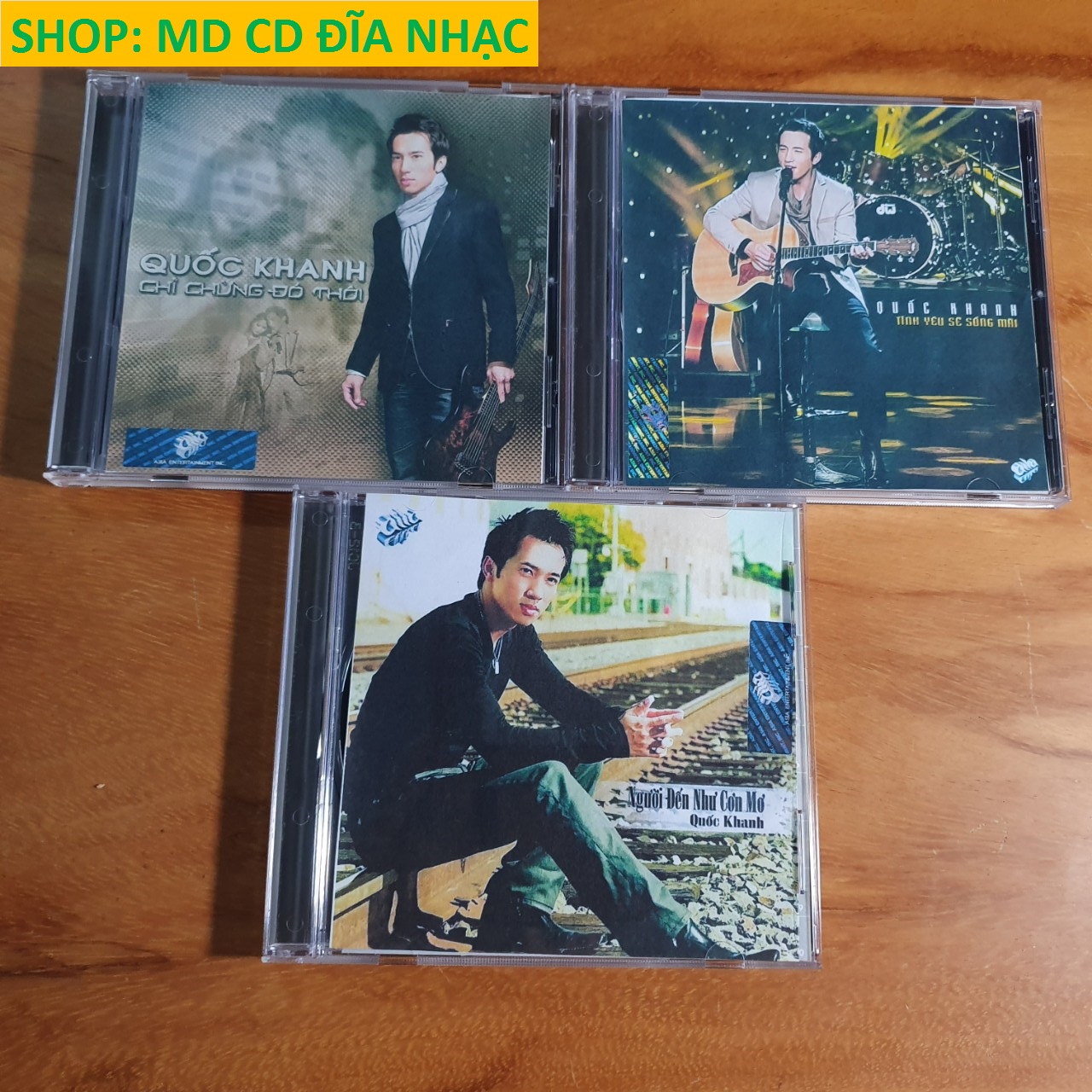 Bộ 3 đĩa cd quốc khanh chọn lọc