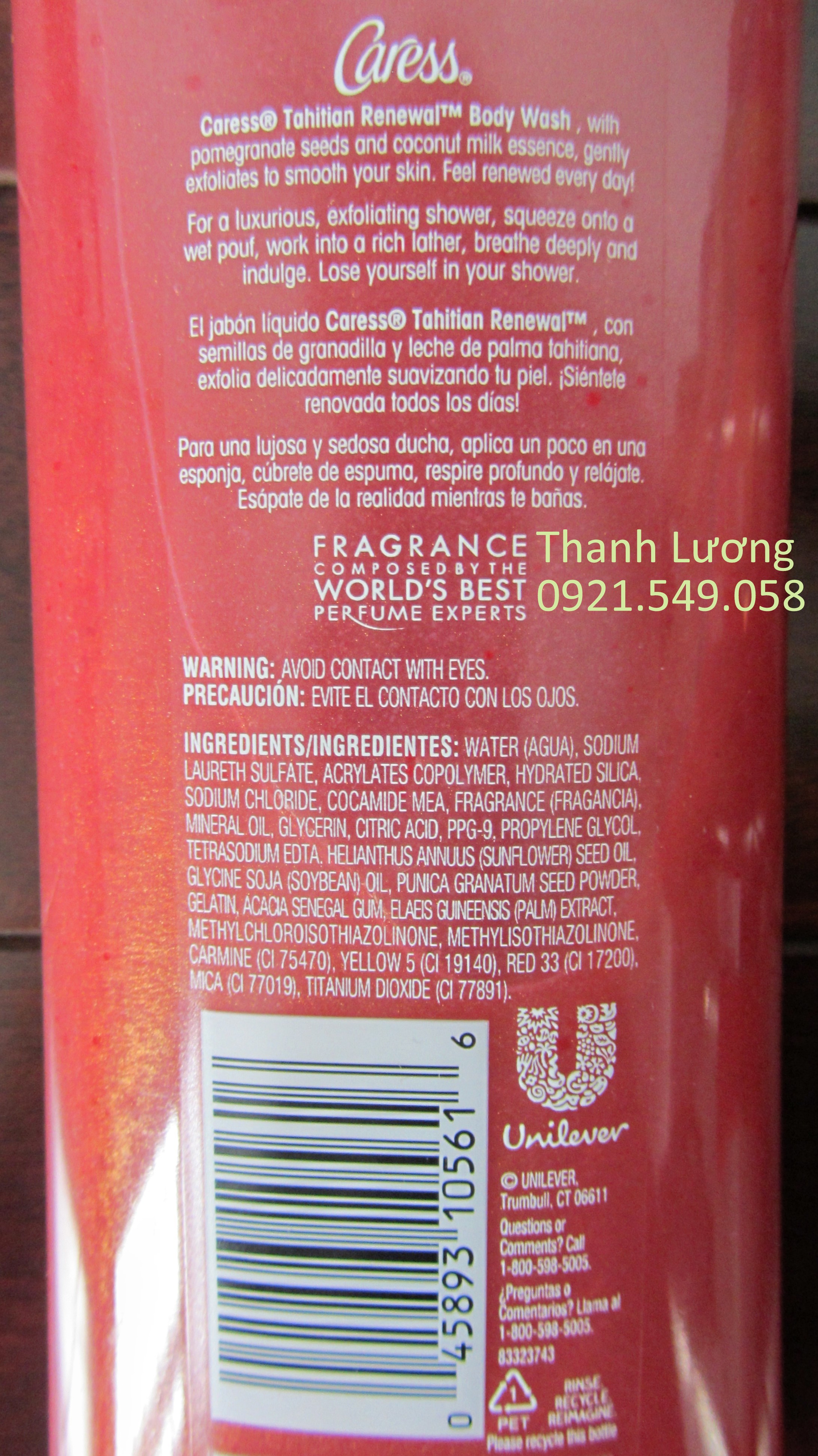 Sữa tắm nước hoa Caress (532ml) - USA