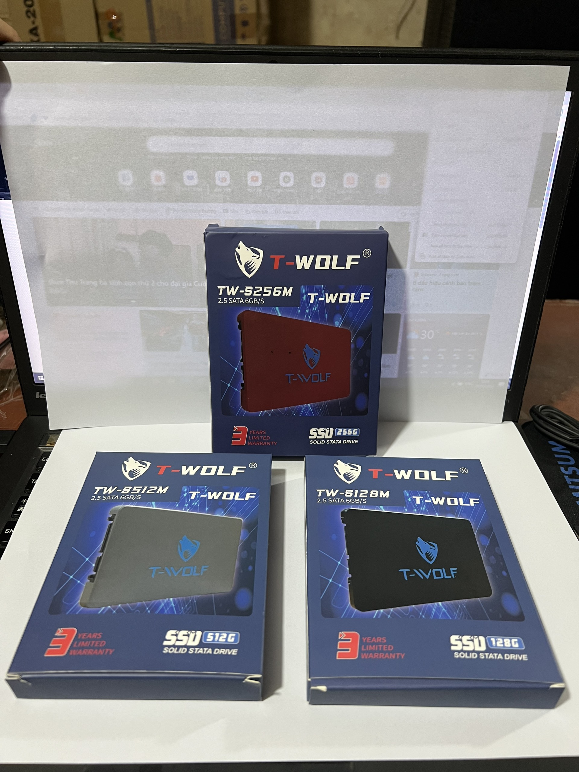 Ổ Cứng SSD TWolf TWS128GB 256GB 512GB 2.5 Sata 3 MixASale